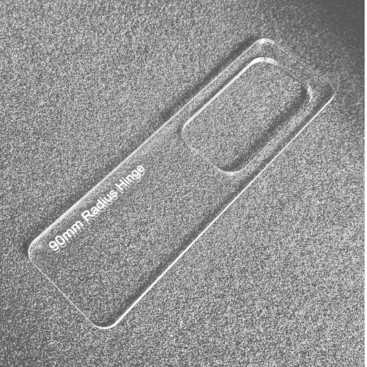 90mm radius hinge template used with the TIDY TRADIE Router Jig