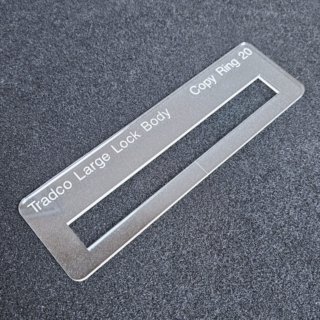 Tradco Large Lock Templates