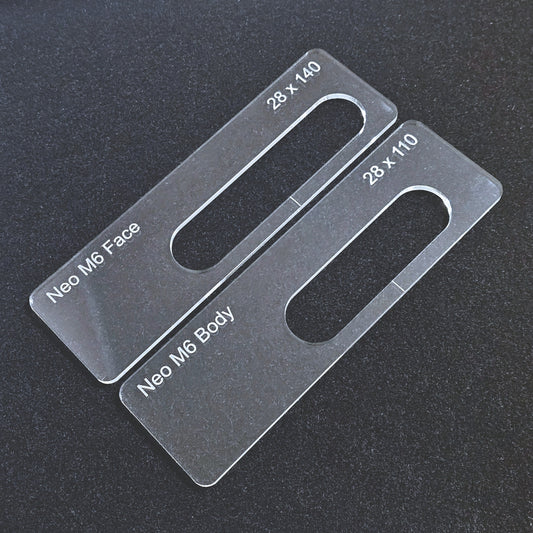 Argenta Neo M6 router jig templates from the Lockcarpentry Shop.