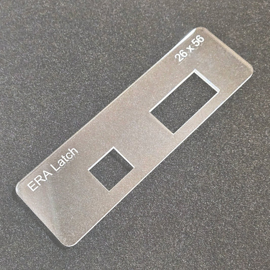 ERA latch template for the TIDY TRADIE Router Jig.