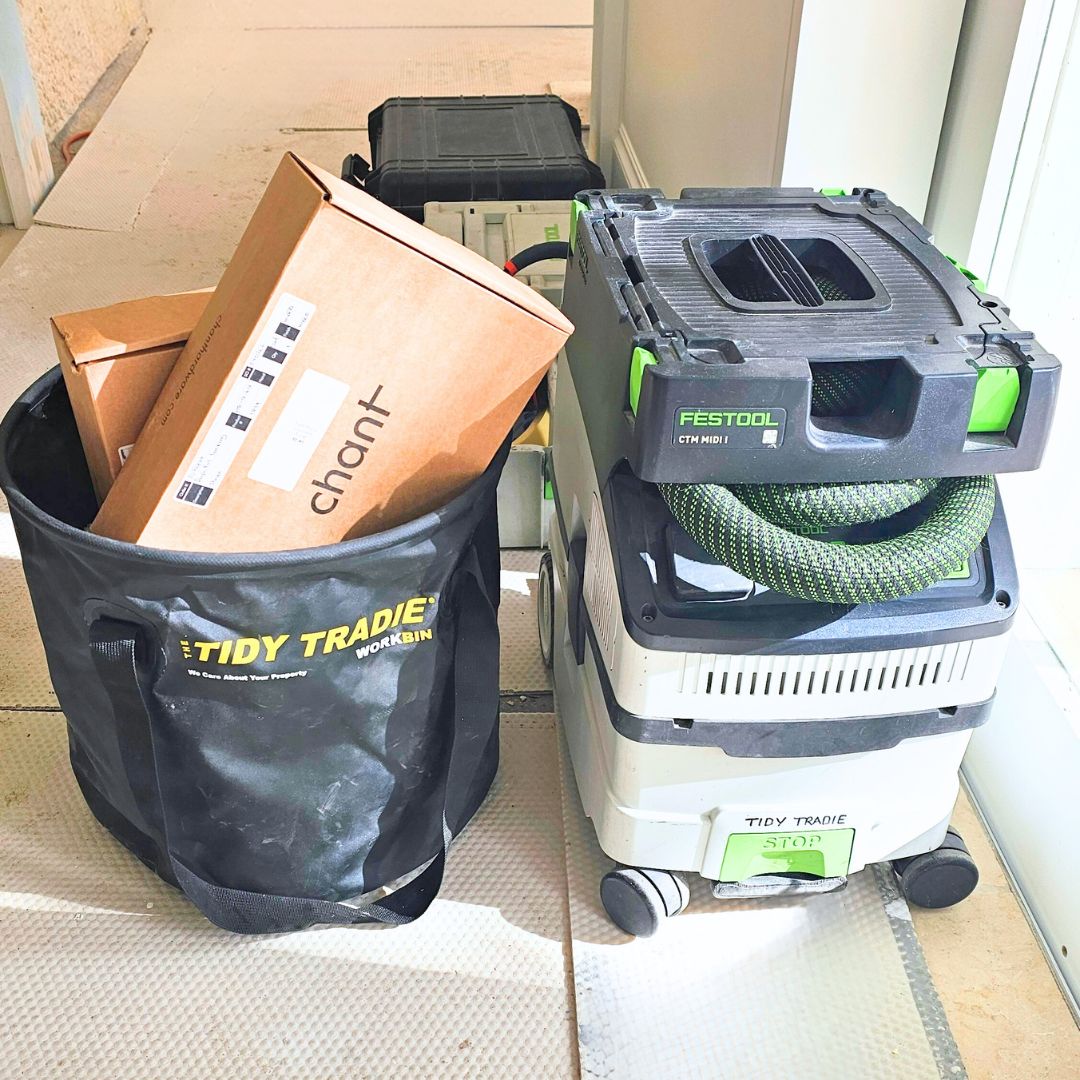 The Tidy Tradie Work Bin - Job site bucket