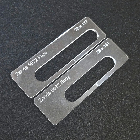 Zanda 5972 concealed hinge template.