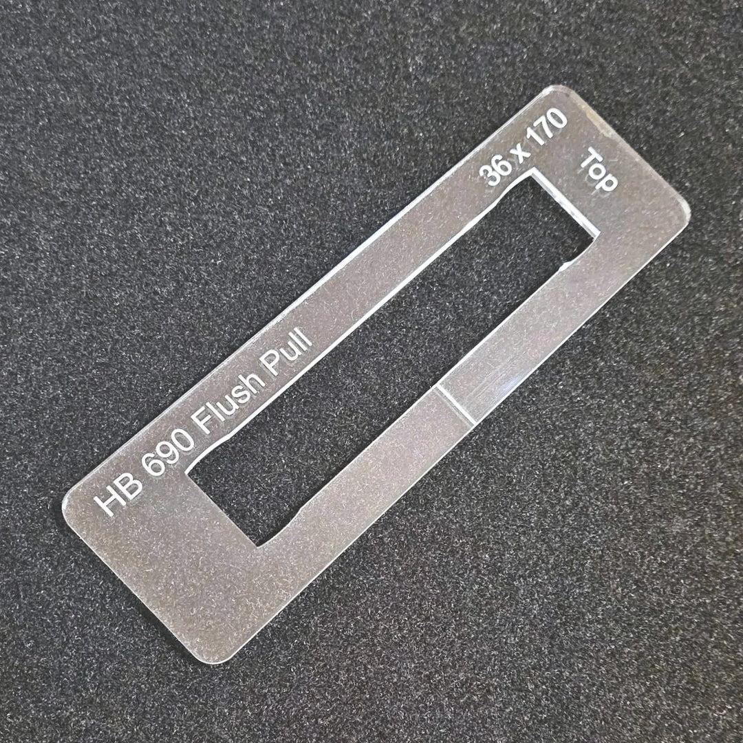 Halliday Baillie 690 Locking Flush Pull Templates