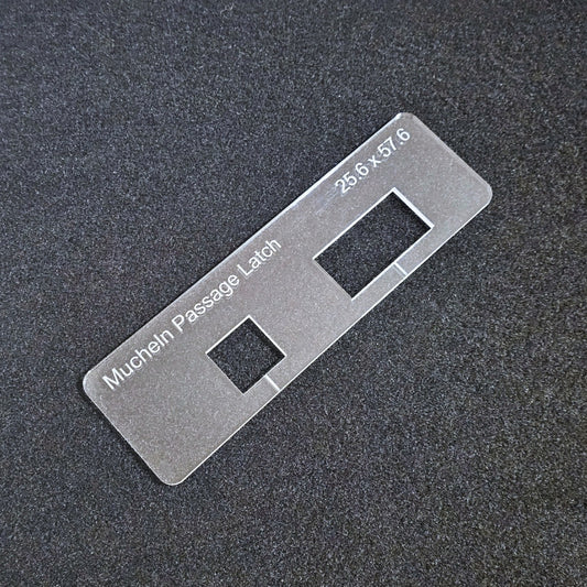 Mucheln Passage Latch Template