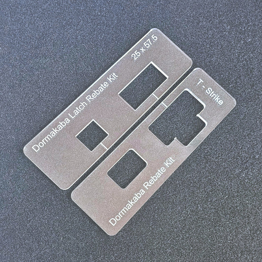 Dormakaba Latch Rebate Kit Templates