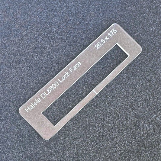 Hafele DL8800 Lock Templates