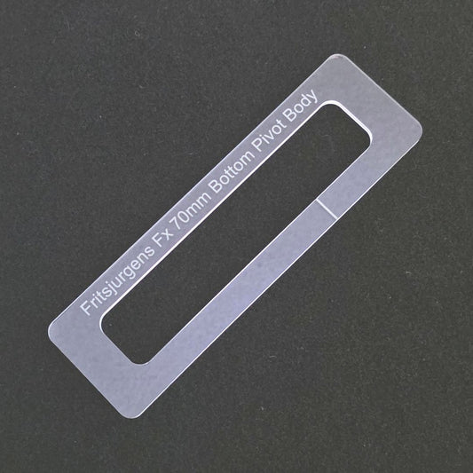 Fritsjurgens Fx 70mm Bottom Pivot Template