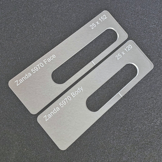 Zanda 5970 concealed hinge template.