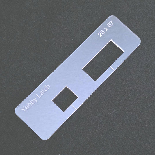Yabby Latch Template