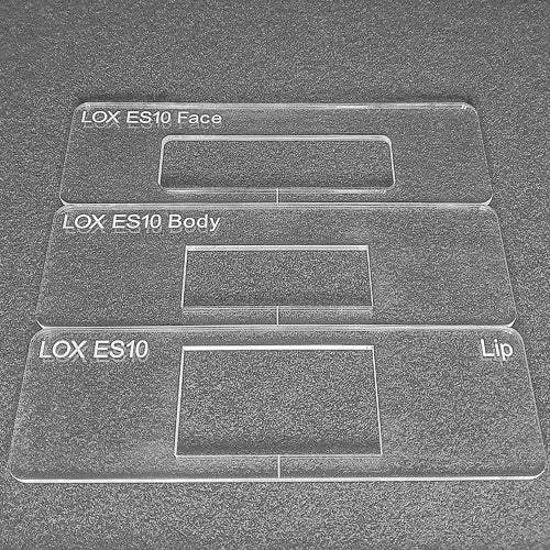 LOX ES10 electric strike template set, which is the same size as the FSH model.  Used with the TIDY TRADIE Router Jig 1.0 & 2.0.