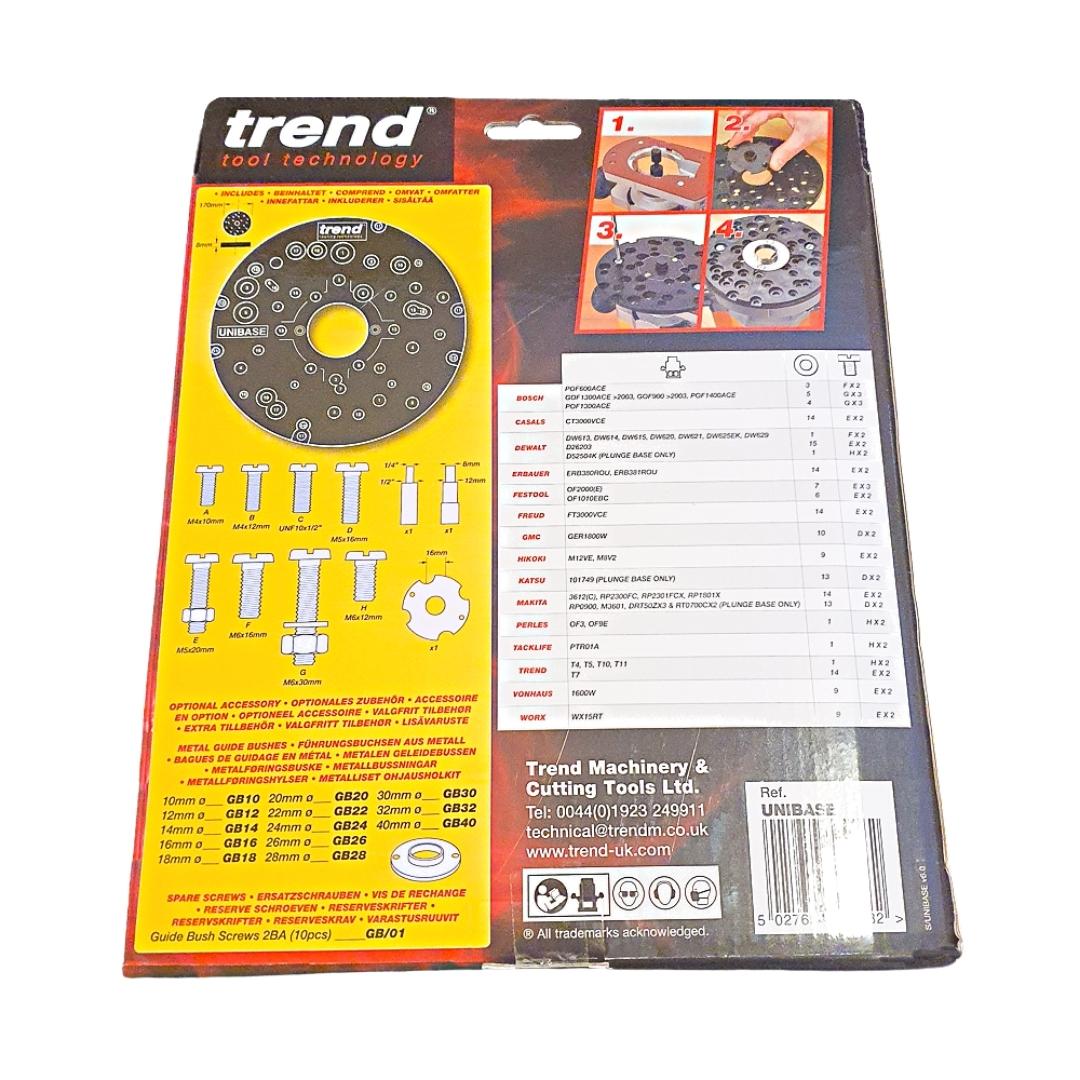 Trend universal router base supplied by the lockcarpentry shop in Sydney.