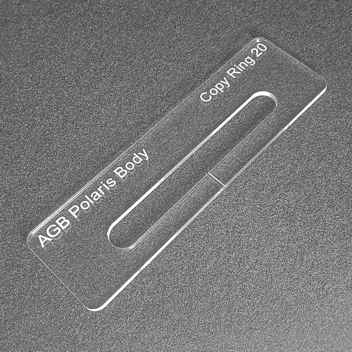 AGB Polaris Body Template, for magnetic latches and locks.  Used with the TIDY TRADIE Router Jig 1.0 & 2.0.