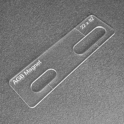 AGB Magnet, face and body template. Used with the TIDY TRADIE Router Jig 1.0 & 2.0.