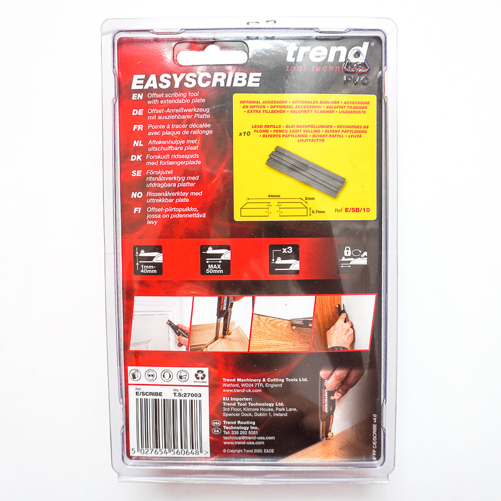 The easy scribe pencil used by carpenters.