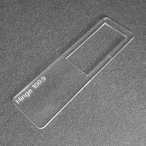 100.9mm no gap hinge template. Used with the tidy tradie router jig 1.0 & 2.0.