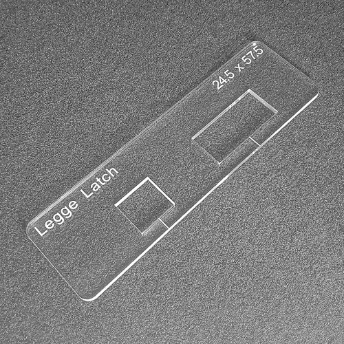 Legge latch template. Used with the TIDY TRADIE Router Jig 1.0 & 2.0.