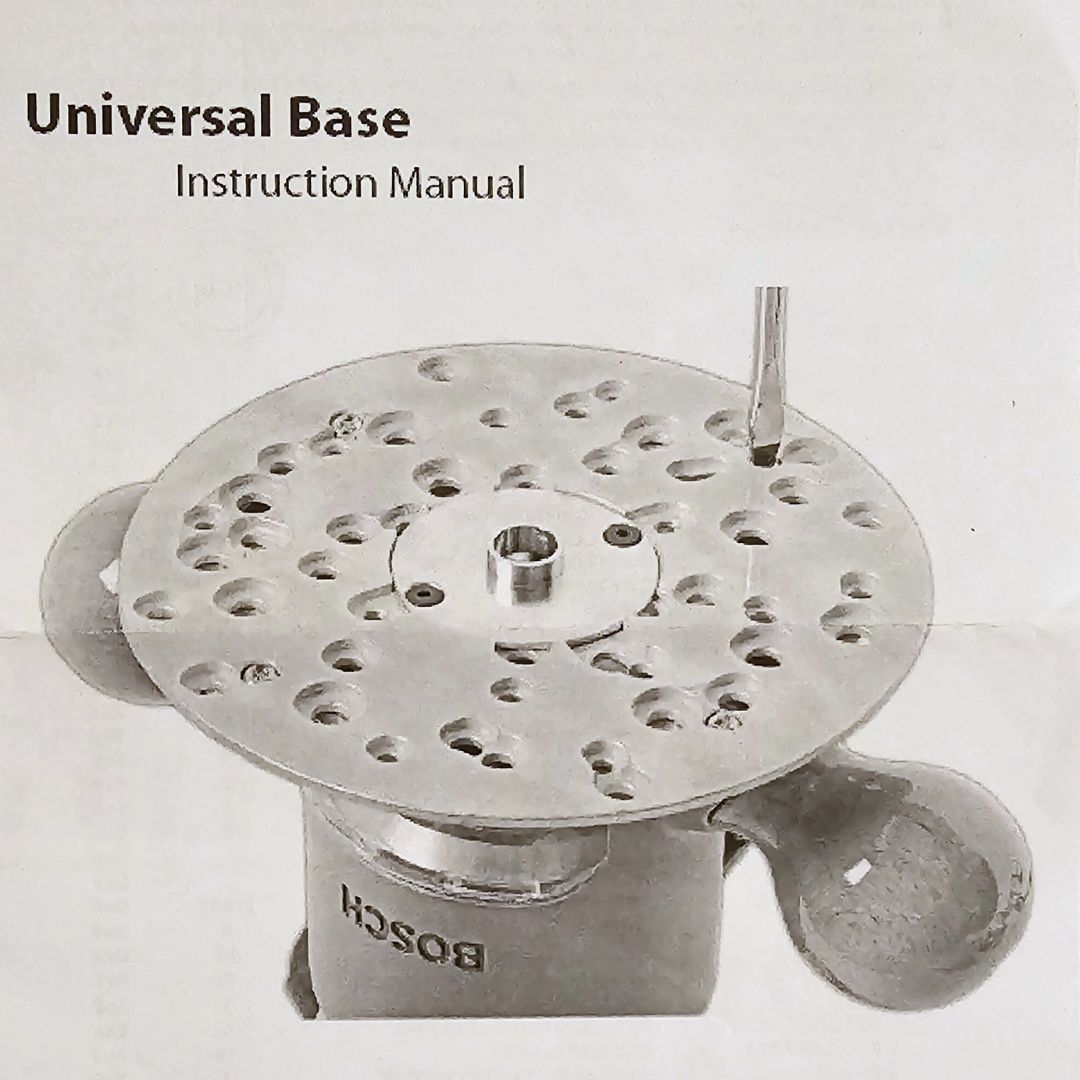 Universal aluminium router base plate for jig routing.