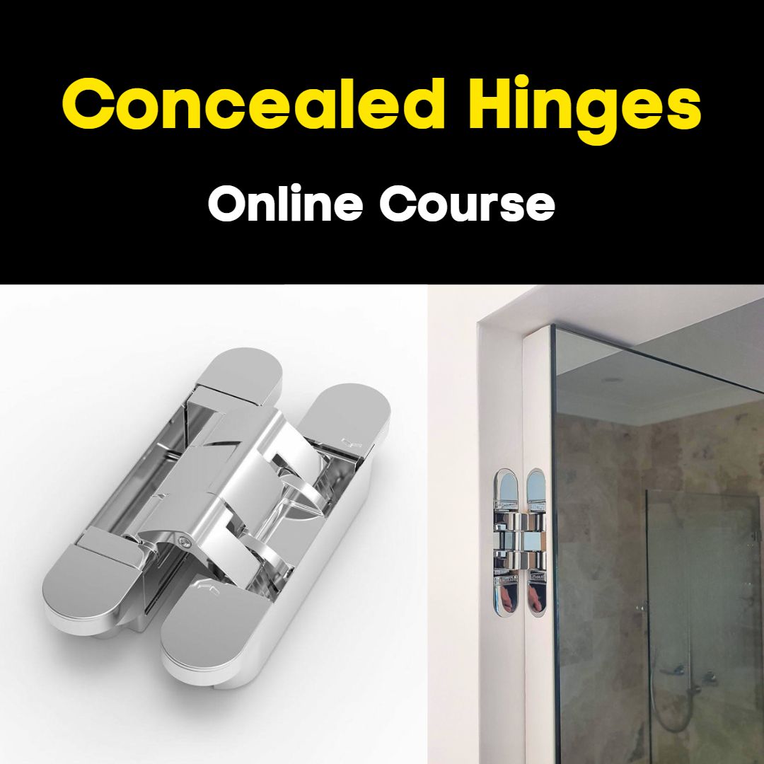 Concealed hinge online course. Learn how to install invisible door hinges..