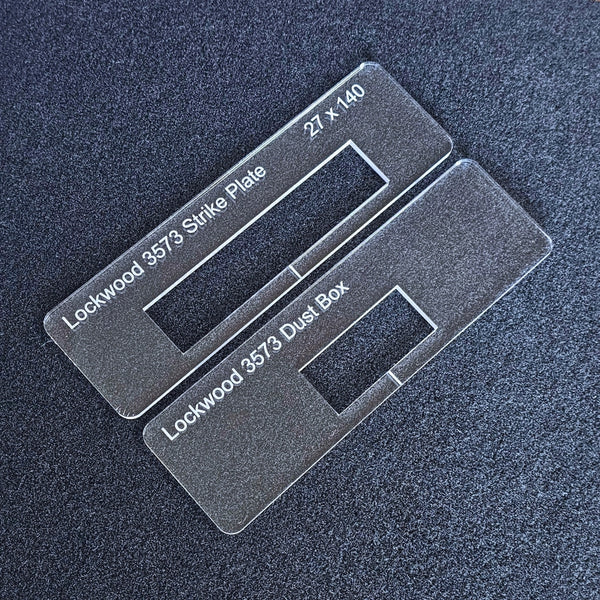 Lockwood 3573 Strike Plate Templates | Lockcarpentry – Lockcarpentry Shop
