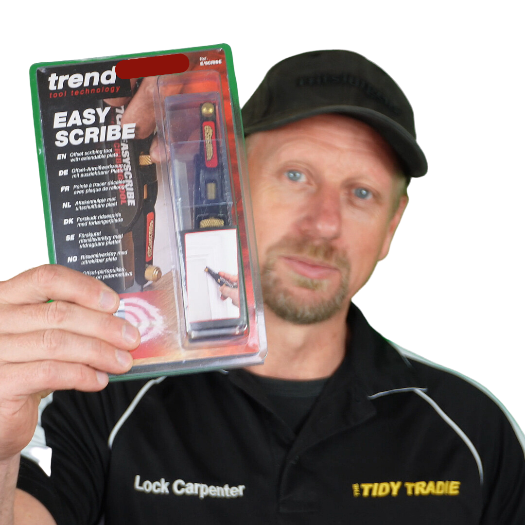 The Trend easy scribe pencil used by the Tidy Tradie Lockcarpenter.