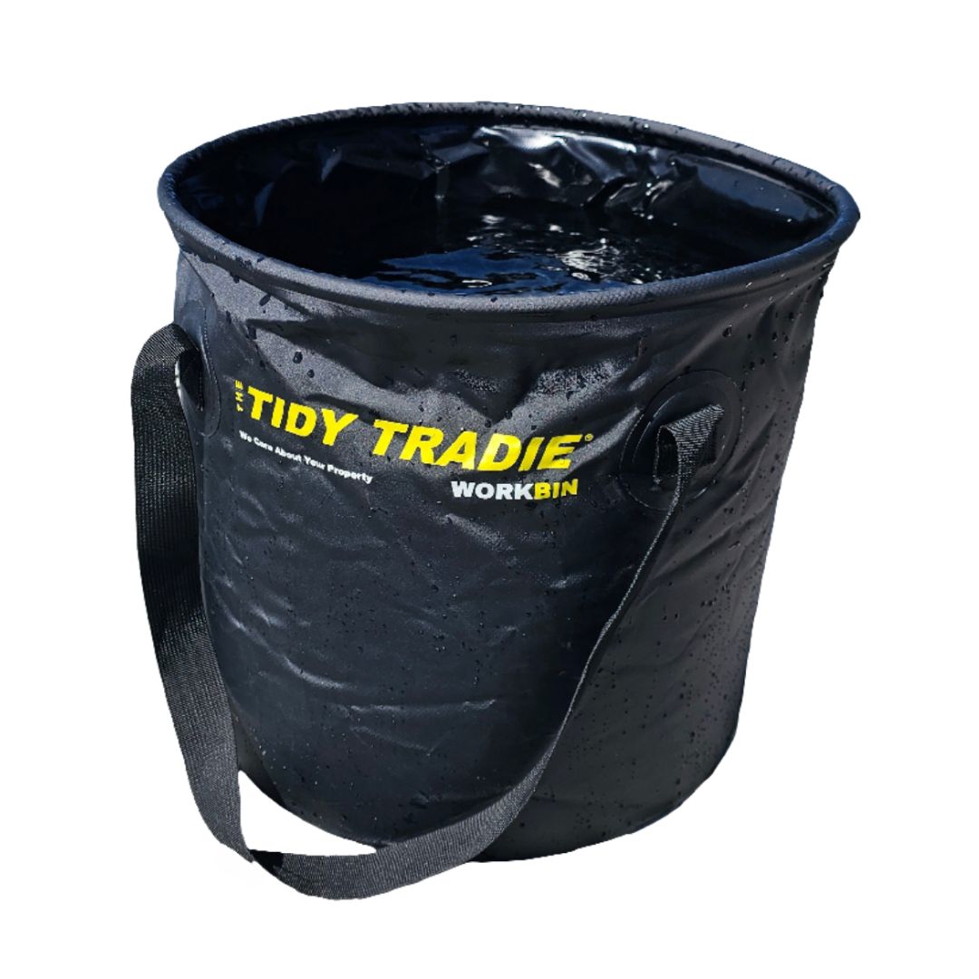 The Tidy Tradie Work Bin - Large colapsible bucket