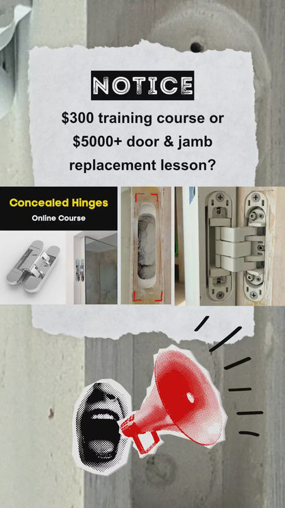 Concealed Hinges Online Course