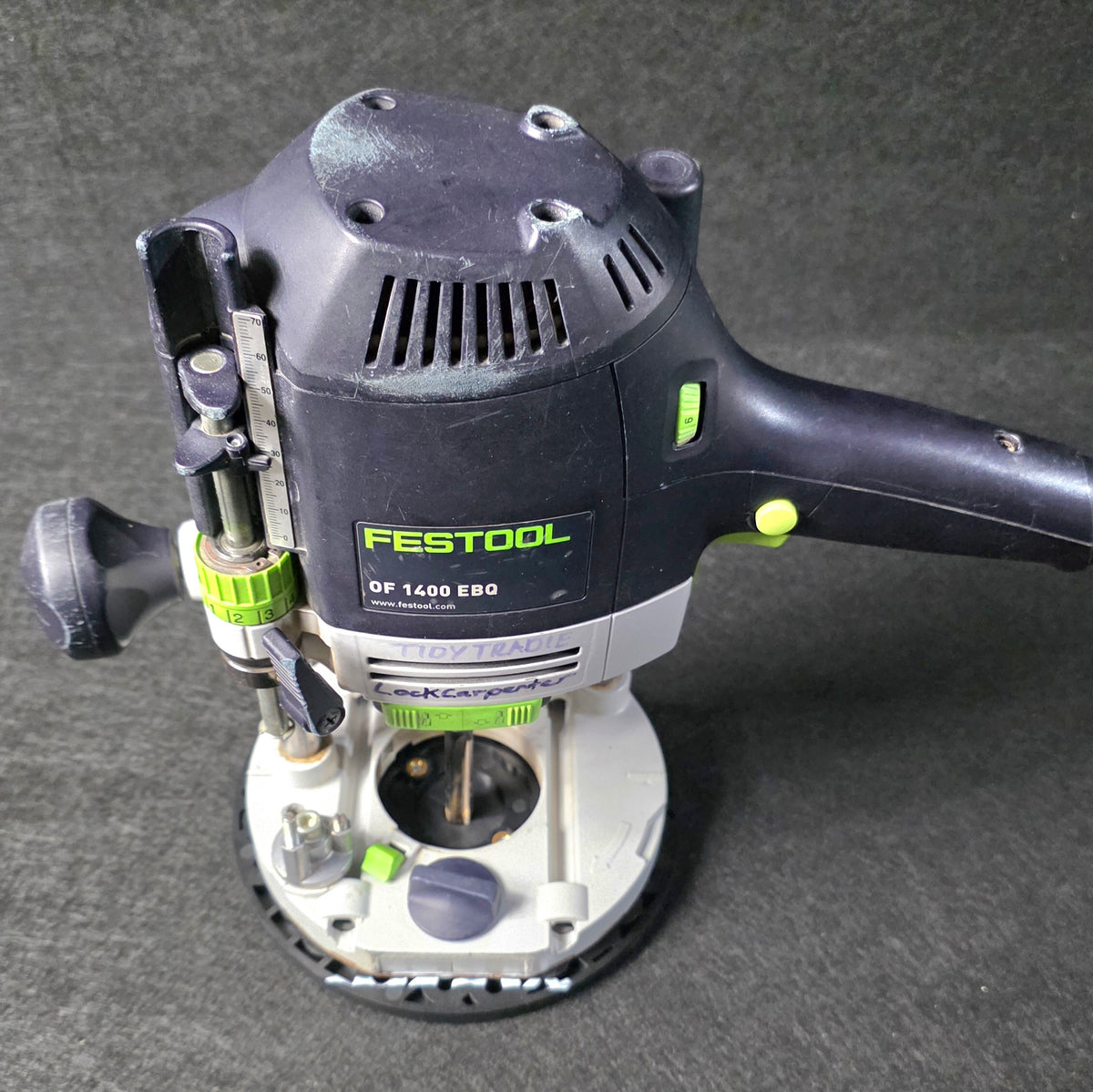 180mm router base (new model)  on a Festool 1400 - Lockcarpentry Shop