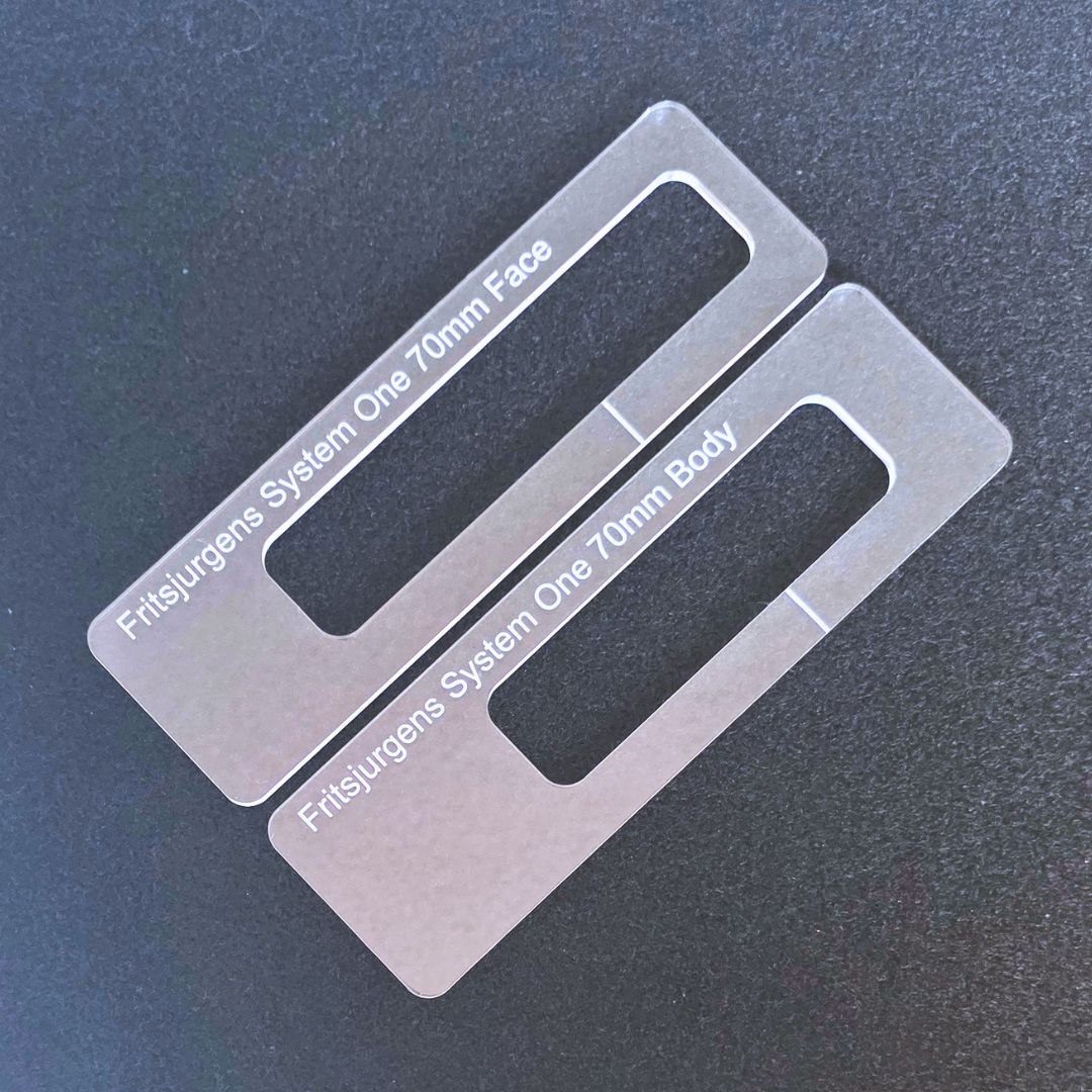 Fritsjurgens One 70mm Pivot Templates - Lockcarpentry