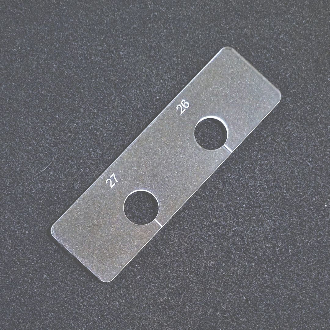 26 and 27mm Hole Template