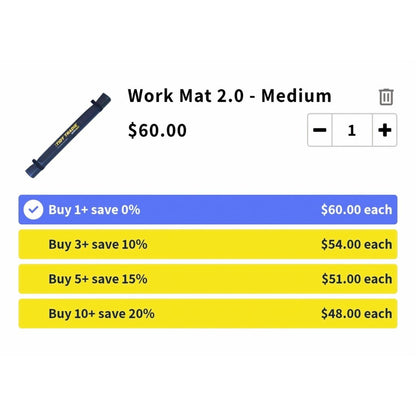 TIDY TRADIE Work Mat 2.0 - Medium