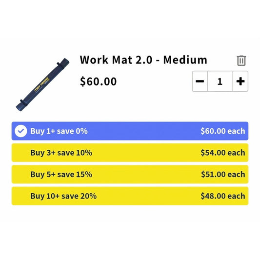 TIDY TRADIE Work Mat 2.0 - Medium