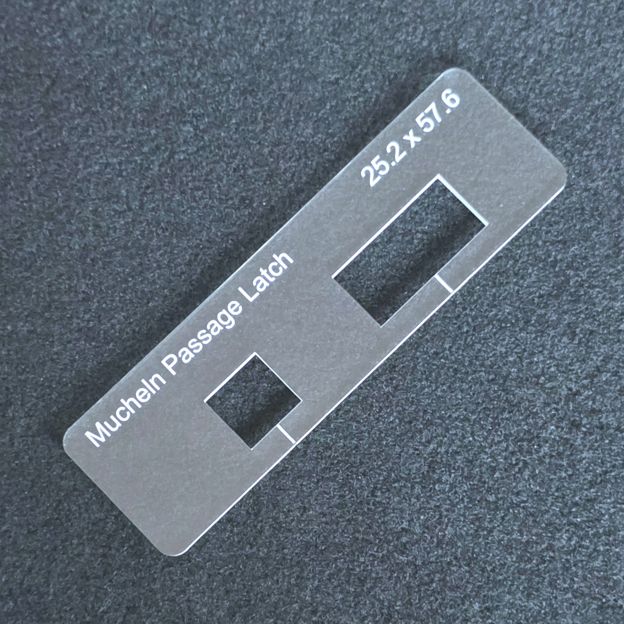 Mucheln Passage Latch Template