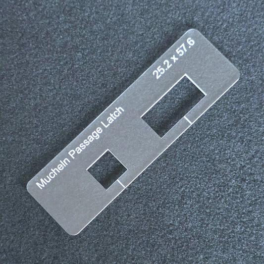 Mucheln Passage Latch Template