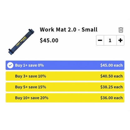 TIDY TRADIE Work Mat 2.0 - Small