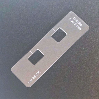 Tradco/Iver Latch and Privacy Bolt Templates | Used with the Lockcarpentry Router Jig