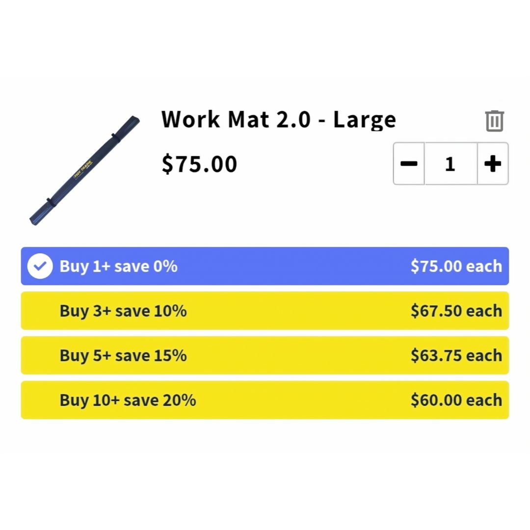 TIDY TRADIE Work Mat 2.0 - Large