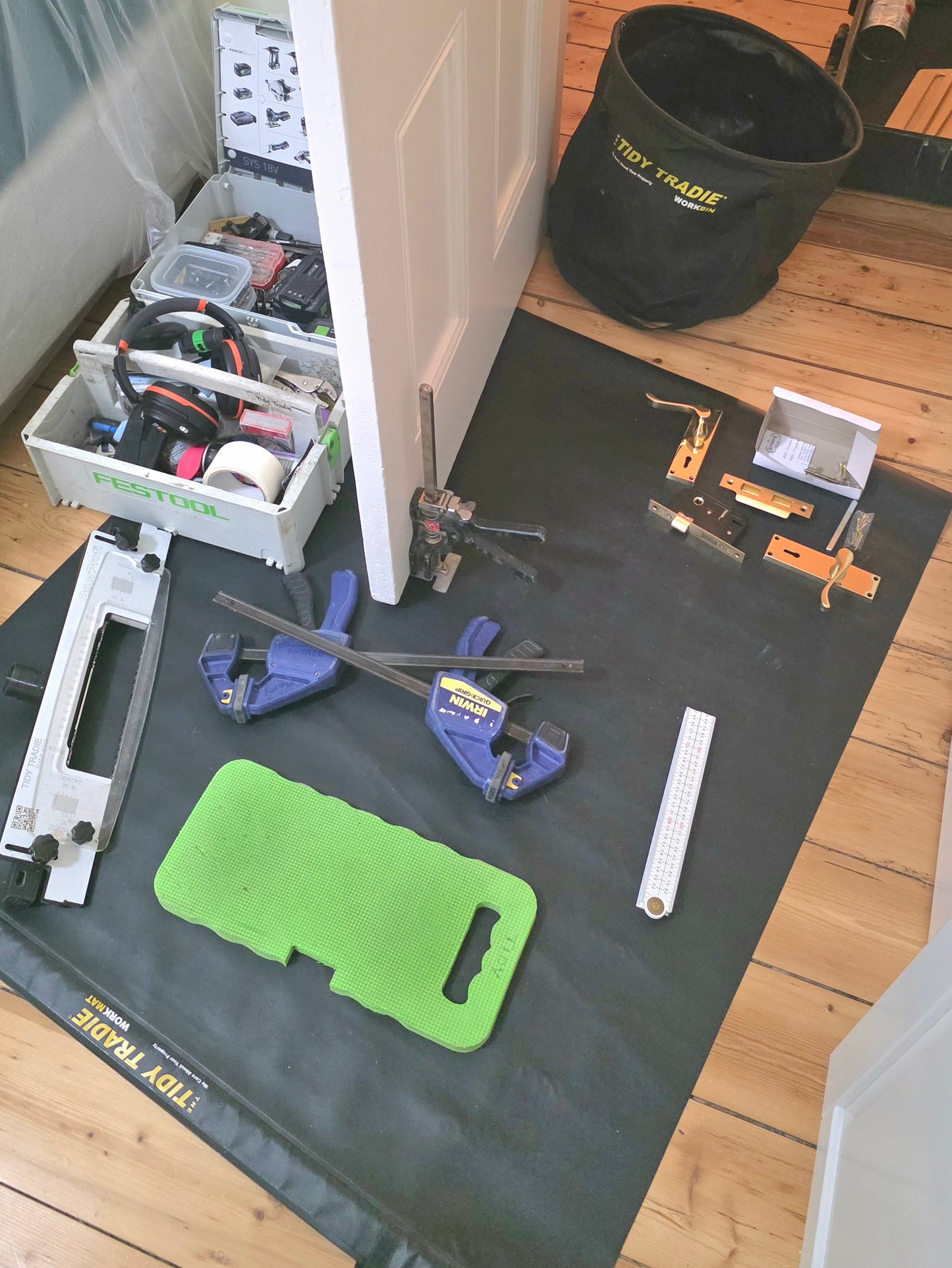 TIDY TRADIE Work Bin - Large 50Ltr