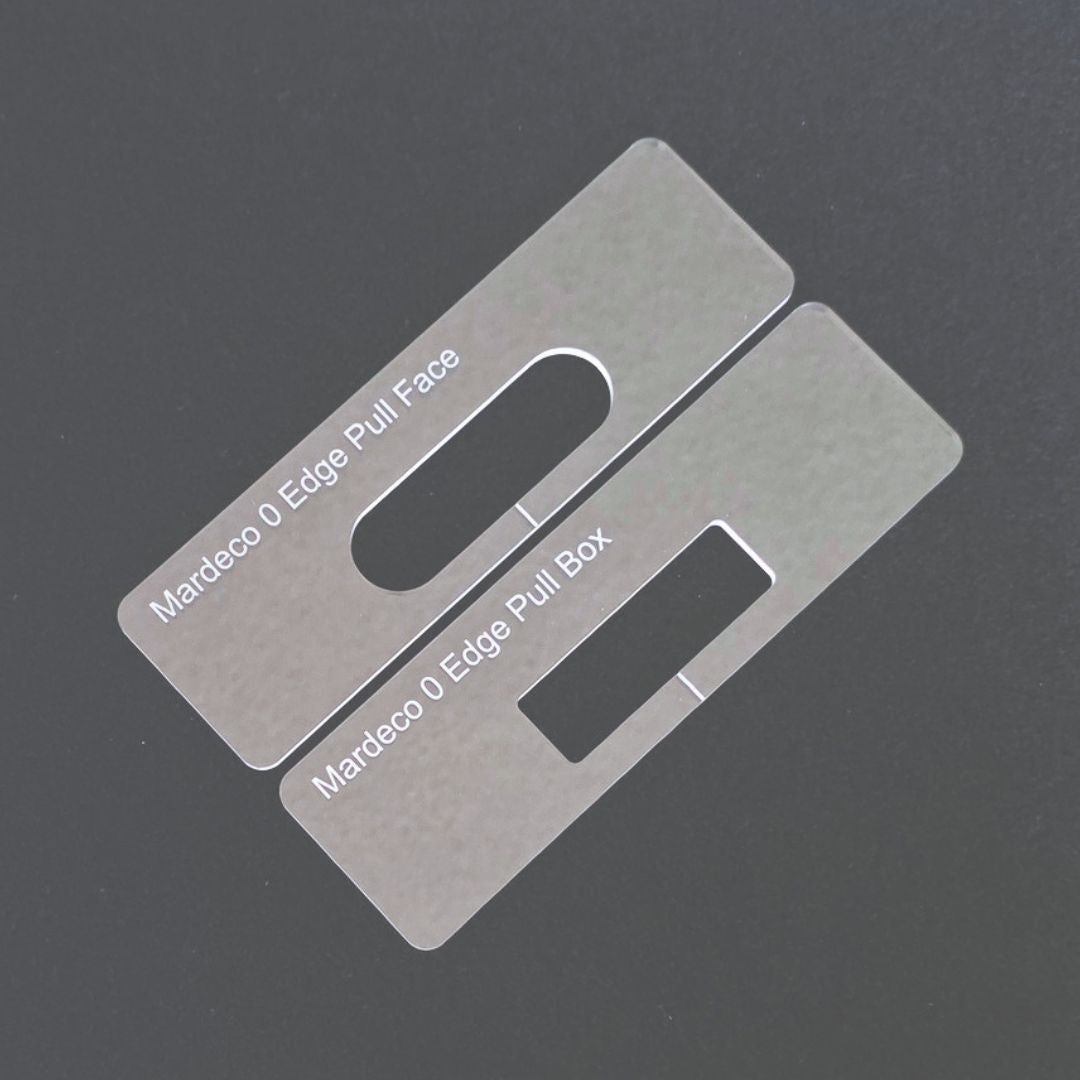 Mardeco Oval, Edge Pull Templates