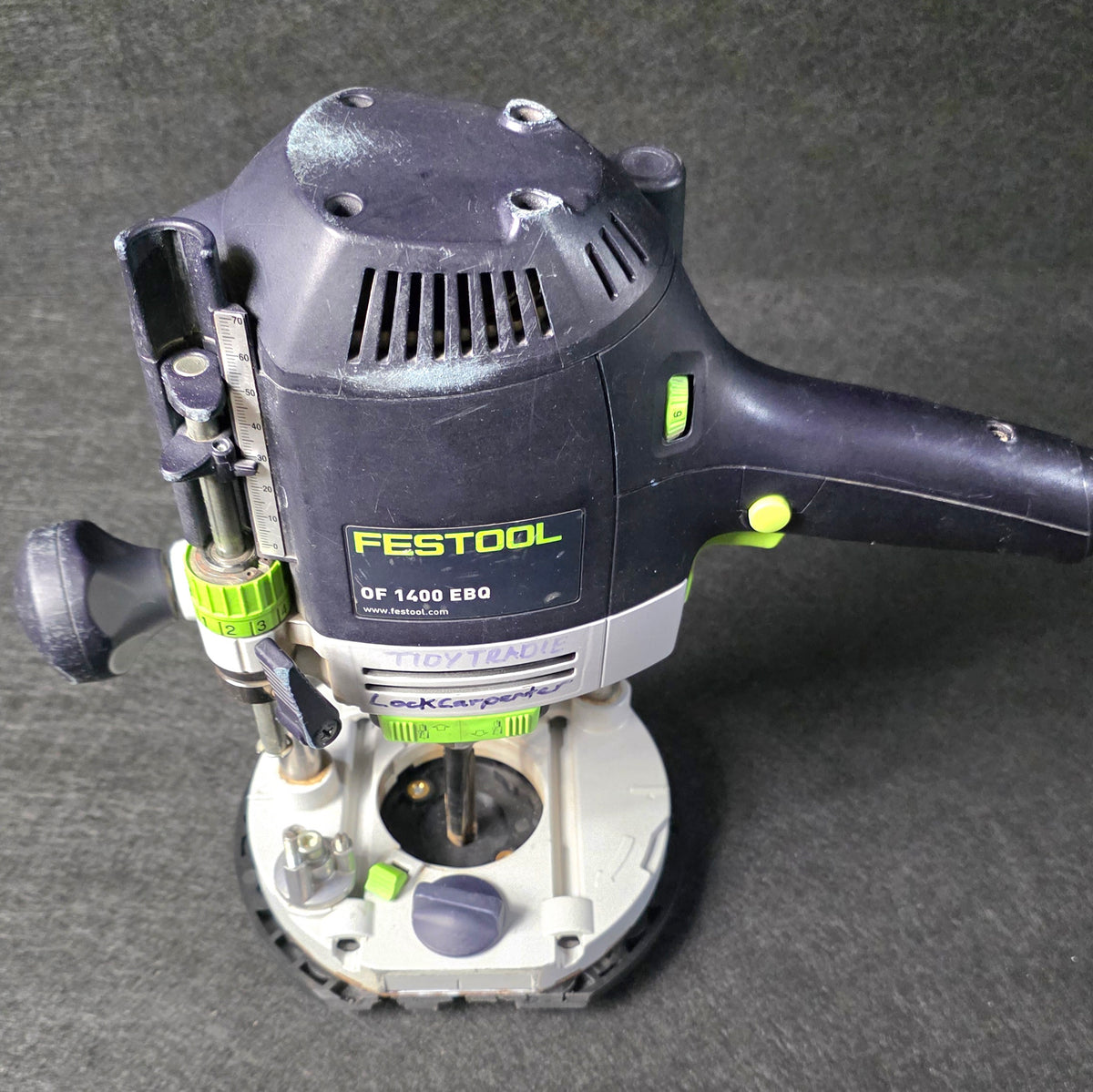 180mm router base (new model)  on a Festool 1400 - Lockcarpentry Shop