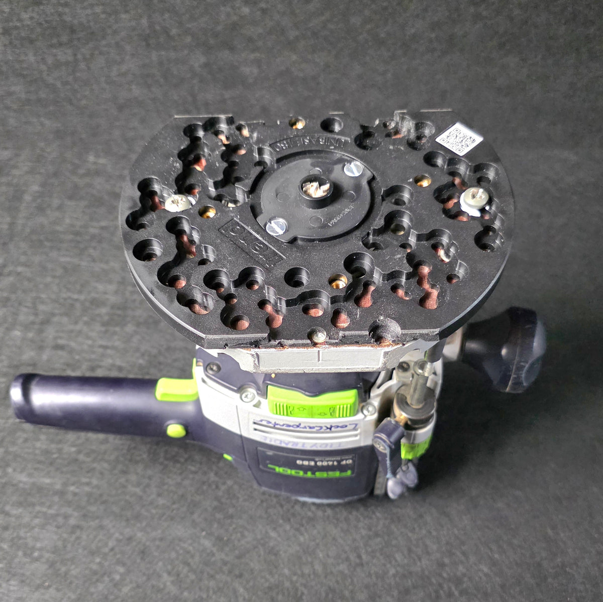 180mm router base (new model)  on a Festool 1400 - Lockcarpentry Shop