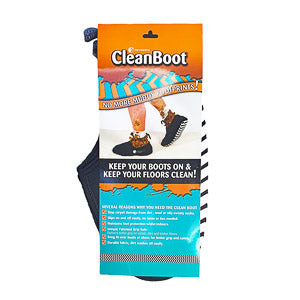 Cleanboot boot covers worn by professional locksmith's and carpenter's.